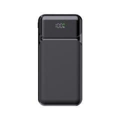 PowerBoost NIGHT 135B 10000mAh 22.5W Dahili Kablo LCD GizliLED Siyah Taşınabilir Şarj Cihazı Powerbank