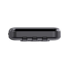 PowerBoost NIGHT 135B 10000mAh 22.5W Dahili Kablo LCD GizliLED Siyah Taşınabilir Şarj Cihazı Powerbank