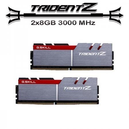 GSKILL TRIDENT Z DDR4-3200Mhz CL16 16GB (2X8GB) DUAL (16-18-18-38) 1.35V