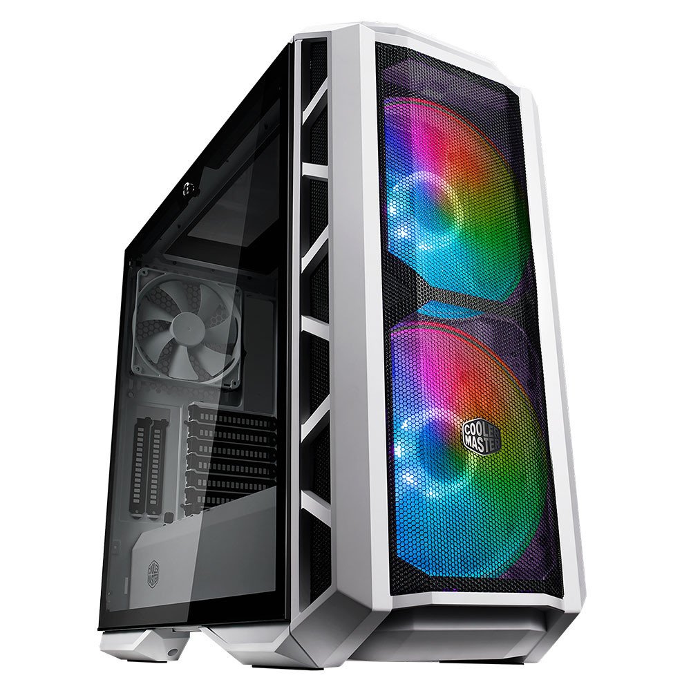 CM MasterCase H500P Beyaz, Mesh Panel, Tempered Glass 2x200mm ARGB Led Fanlı Super MidTower Kasa