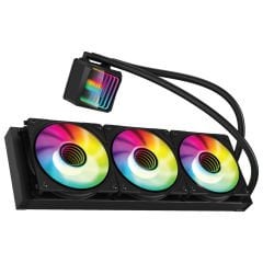PowerBoost ALPHA 360B ARGB Fanlı 360mm (LGA1700/AM4/AM5) Uyumlu Sıvı Soğutma Sistemi (Siyah)