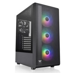 Thermaltake S200 TG 550W 80+ ARGB 3x120mm Fan Mesh Ön Panel, Tempered Glass Pencereli Oyuncu Kasası