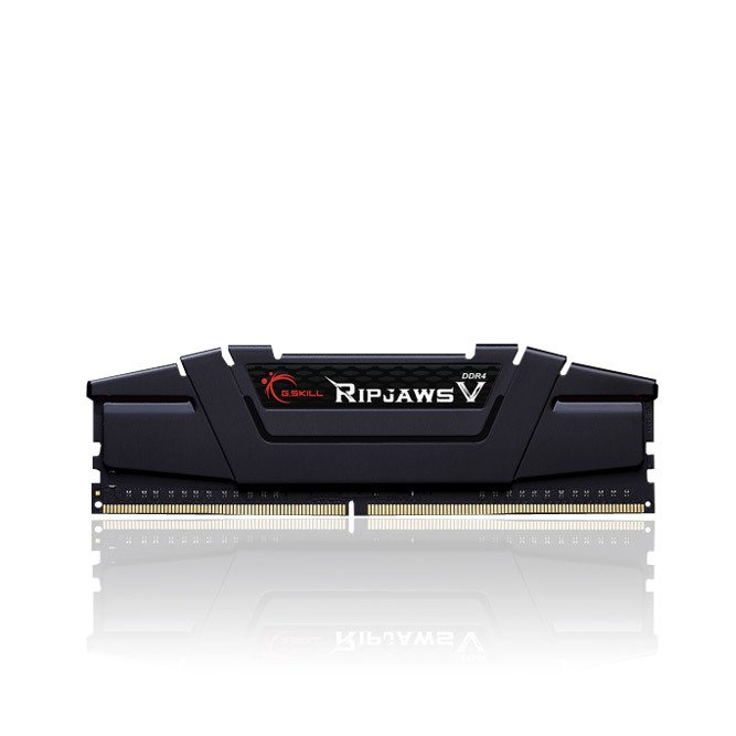 GSKILL RipjawsV Siyah DDR4-3200Mhz CL16 8GB (1X8GB) SINGLE (16-18-18-38) 1.35V
