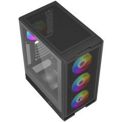 PowerBoost A601B 600W 80+ ATX USB 3.0 Rainbow Fanlı Mesh Kasa
