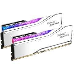 GSKILL Trident Z5 Royal Neo Silver RGB DDR5-8000Mhz 32GB (2X16GB) CL38  1.4V AMD EXPO Dual Kit Bellek