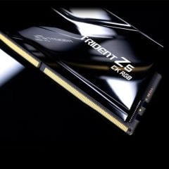 G.SKILL Trident Z5 CK RGB DDR5-9000Mhz CL42 48GB (2x24GB) DUAL (42-56-56-144) CU-DIMM 1.45V Bellek Kiti
