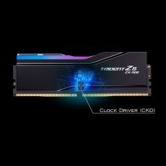 G.SKILL Trident Z5 CK RGB DDR5-9000Mhz CL42 48GB (2x24GB) DUAL (42-56-56-144) CU-DIMM 1.45V Bellek Kiti