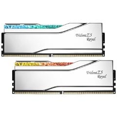 GSKILL 32GB (2x16GB) TZ5 Royal Silver RGB DDR5 6000MHz CL28 1.40V EXPO Dual Ram
