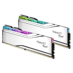GSKILL 32GB (2x16GB) TZ5 Royal Silver RGB DDR5 6000MHz CL28 1.40V EXPO Dual Ram