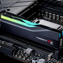 G.SKILL Trident Z5 RGB Siyah DDR5-6000Mhz CL28 32GB (2x16GB) DUAL 1.4V Bellek Kiti