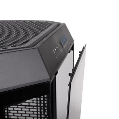 THERMALTAKE THE TOWER 600 TG 3x140mm FANLI Siyah MidT ATX Kasa