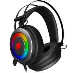 GameBooster Storm H16 5 Renk Rainbow Kısa Mikrofonlu Gri oyuncu kulaklığı