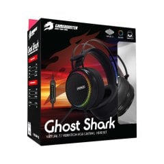 GAMEBOOSTER GHOST SHARK VIRTUAL 7.1 VIBRATION RGB GAMING HEADSET