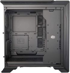 CM MasterCase SL600M Black Edition Tempered Glass Pencereli, Alüminyum Panneli Super MidTower Kasa