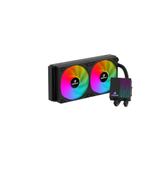 GameBooster PRIME P240B Rainbow Fanlı LGA1700/AM5 Uyumlu 240mm CPU Sıvı Soğutma Sistemi (Siyah)