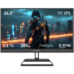 GameBooster 25F320FF 24.5'' 300Hz Fast IPS 0.5ms FHD F-Sync/G-Sync 2*HDMI-2*DP RGB Flat Gaming Monitör