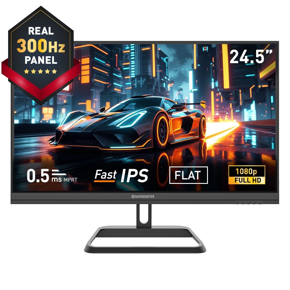 GameBooster 25F320FF 24.5'' 300Hz Fast IPS 0.5ms FHD F-Sync/G-Sync 2*HDMI-2*DP RGB Flat Gaming Monitör
