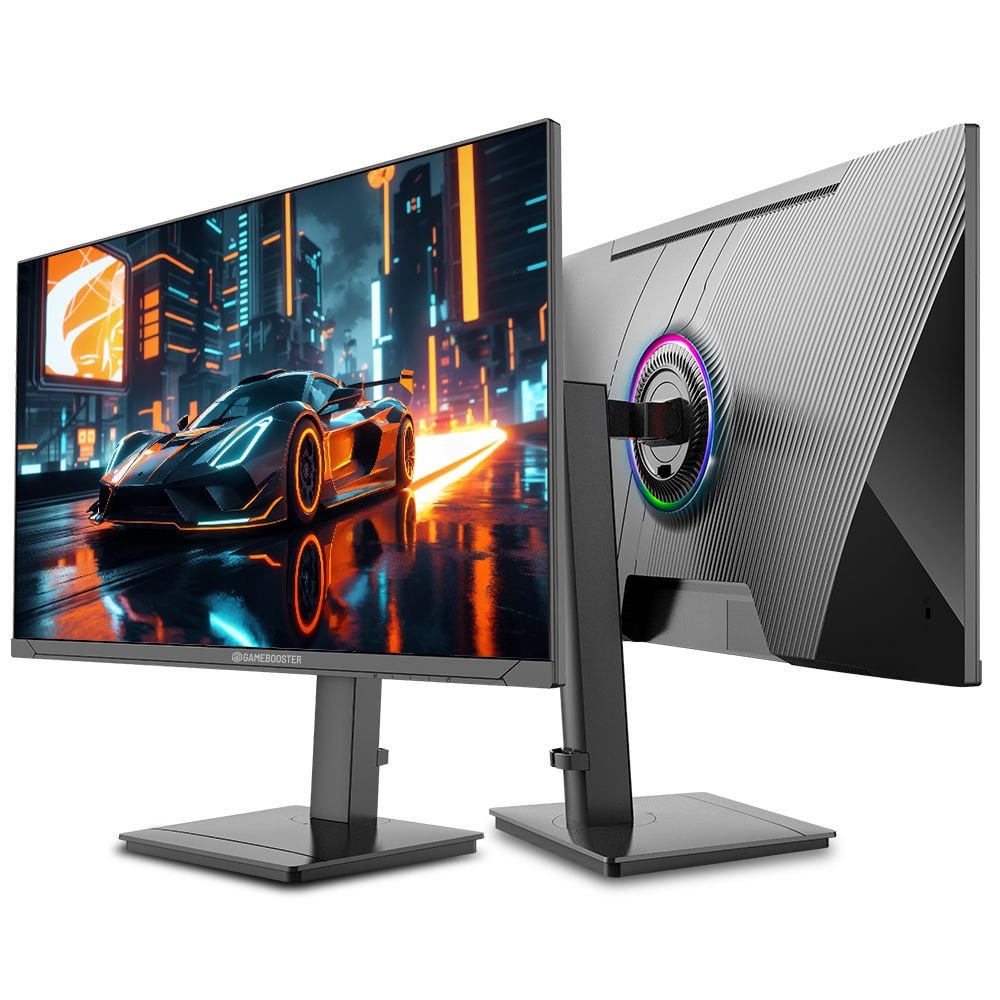 GameBooster GB-27F360FP 27'' 360Hz 0.5ms Fast IPS FHD F-Sync/G-Sync 2*Hoparlör RGB Pivot Flat Gaming Monitör