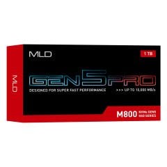 MLD M800 1TB NVME 2280 Gen5x4 SSD R:10200/ W: 8300 MB/s SSD