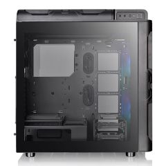 Thermaltake Level 20 RS 2 x Tempered Glass Pencereli, 2x200mm ARGB Ledli Siyah