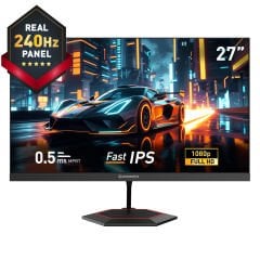 GameBooster 27F240FF 27'' 240Hz Fast IPS 0.5ms FHD F-Sync/G-Sync 1*HDMI-1*DP RGB Flat Gaming Monitör