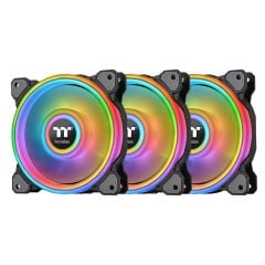 Thermaltake Quad Riing Dört Farklı Led Katmanlı ARGB 3x140mm Fan + Kontrolcülü Kasa Fanı Kiti