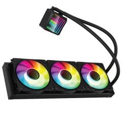 GameBooster SHIELD 360B Rainbow Fanlı 360mm (İntel/AM5) Serisi Uyumlu Sıvı Soğutma Sistemi (Siyah)