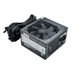 PowerBoost PB550WB 550W 80+ White  APFC 4*PCI-E 6+2 Pin 12cm Siyah Fanlı ATX Power Supply (Bulk)