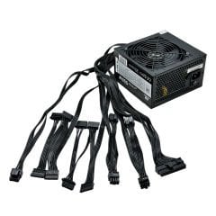 PowerBoost PB550WB 550W 80+ White  APFC 4*PCI-E 6+2 Pin 12cm Siyah Fanlı ATX Power Supply (Bulk)