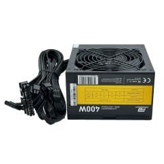 PowerBoost PB400LR 400W 1*PCI-E 6 Pin 12cm Siyah Fanlı ATX Power Supply (Retail Box)
