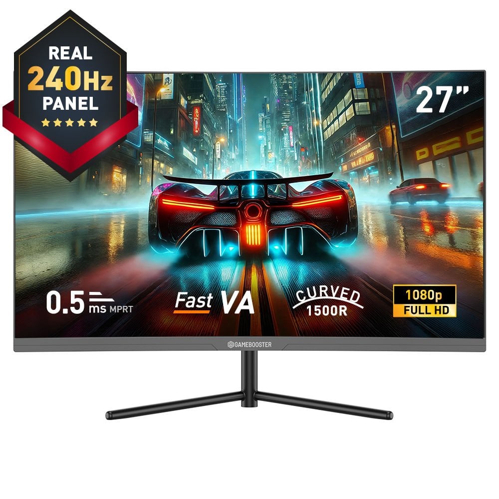 GameBooster GB-27C240FF 27'' 240Hz Fast VA 0.5ms FHD 1*HDMI-1*DP RGB Curved Gaming Monitör