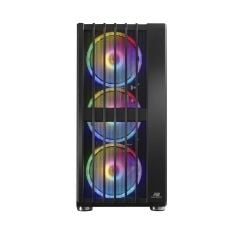 PowerBoost VK-H002B USB3.0 4x14cm ARGB Fanlı Mesh Panel Siyah kasa (PSU Yok)