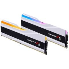GSKILL Trident Z5 RGB Beyaz DDR5-6000Mhz CL32 32GB (2x16GB) DUAL (32-38-38-96) 1.35V Bellek Kiti