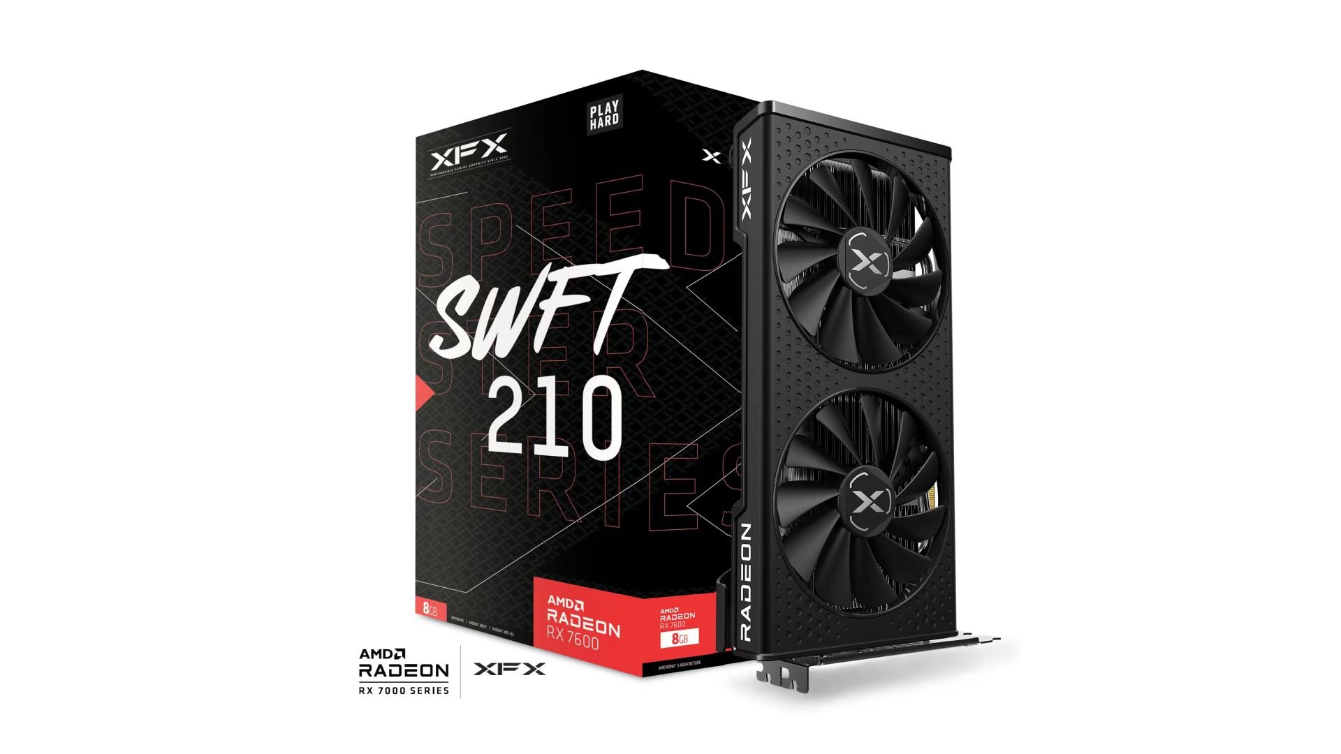 XFX SPEEDSTER SWFT 210 AMD Radeon™ RX 7600 Core Edition Ekran Kartı