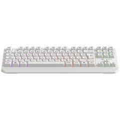 GameBooster G75 Elya Rainbow Aydınlatmalı Beyaz TKL Membrane Oyun Klavyesi