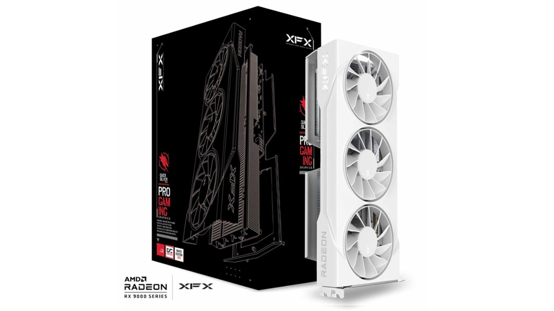 XFX SWIFT RADEON RX 9060 XT GAMING WHITE OC 16GB GDDR6 128Bit AMD Ekran Kartı