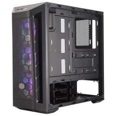 CoolerMaster MasterBox MB511 650W 80+Bronze, Tempered Glass, 3x120mm ARGB Led, Mesh Ön Panelli MidTower