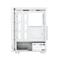 PowerBoost PBA5065W-650W 80+ BRONZE 4*12cm ARGB Fan Mesh USB 3.0 Mid-T ATX Gaming Beyaz Kasa