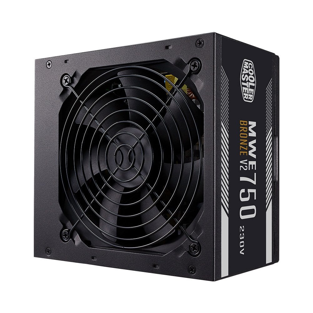 CoolerMaster MWE 750W 80+ Bronze 2xEPS, Aktif PFC, 120mm Fanlı PSU