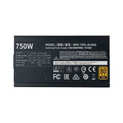 CM MWE 750W 80+ Gold Full Modüler, 2xEPS, 120mm Fanlı PSU