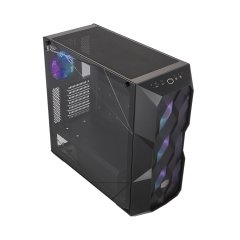 CM MasterBox TD500 Siyah ARGB 4x120mm Fanlı, Tempered Glass, Kristal Mesh Ön panelli MidTower Kasa