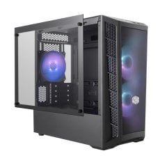 CM MasterBox MB311L 80+600W RGB 3x120mm Fanlı Tempered Glass pencereli Mesh ön Panel MicroATX Kasa
