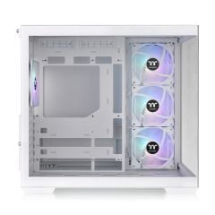 Thermaltake View 380 Beyaz 4x120mm ARGB Fanlı Back-Connect Destekli MidTower ATX Kasa