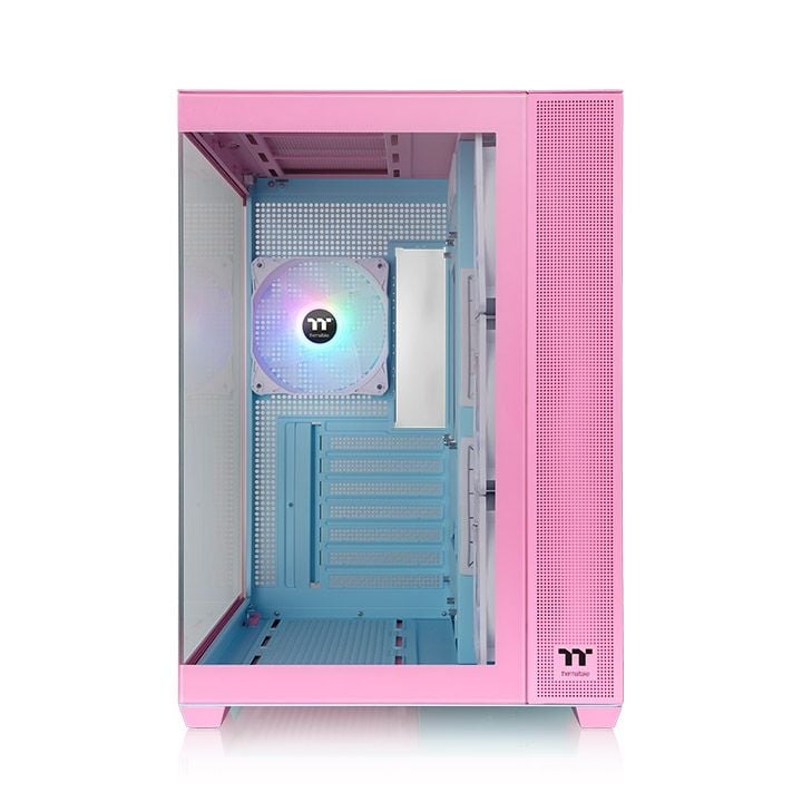 Thermaltake View 380 Bubble Pink 4x120mm ARGB Fanlı Back-Connect Destekli MidTower ATX Kasa