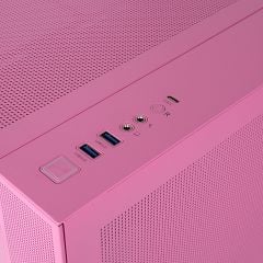Thermaltake View 380 Bubble Pink 4x120mm ARGB Fanlı Back-Connect Destekli MidTower ATX Kasa