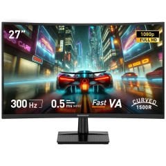 GameBooster GB-27C300FF 27'' 300Hz Fast VA 0.5ms FHD 2*HDMI+2*DP 1.07B Color Curved Gaming Monitör