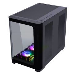 GameBooster GB-G2852B-750W 80+ BRONZE Curved Cam Type-C3.1 7*12cm ARGB Fan Seaview Gaming Siyah Kasa