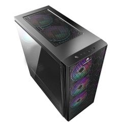 GameBooster GB-X51 USB 3.0 Mesh 6 x RGB Fanlı Gaming Kasa (PSU Yok)