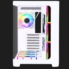 GameBooster GB-G2852W-750W 80+ BRONZE Curved Cam Type-C3.1 7*12cm ARGB Fan Seaview Gaming Beyaz Kasa