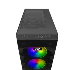 PowerBoost X59RGB 650w 80+ USB 3.0 Tempered Glass 6 xRGB Fanlı Gaming Kasa